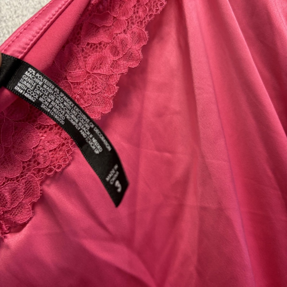 Torrid Sleep Pajama Set Womens 3X Cami Top 4X Shorts Pink Satin Plus Sleepwear - Picture 7 of 15